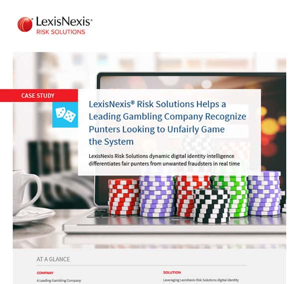 Fraud and online gambling LexisNexis Risk Solutions